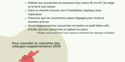 Que faire en hiver (fosses septiques)