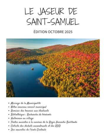 Édition d'octobre 2025