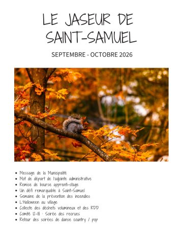 Édition de septembre - octobre 2026
